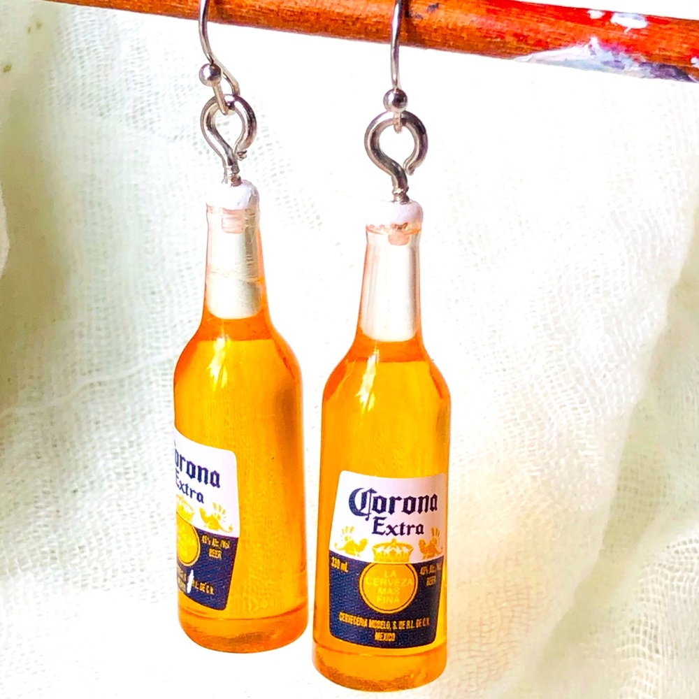 Golden Beer Bottle “Beerrings”